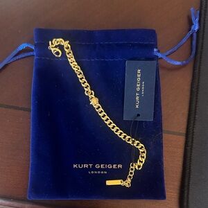 Kurt Geiger Gold Chain Bracelet